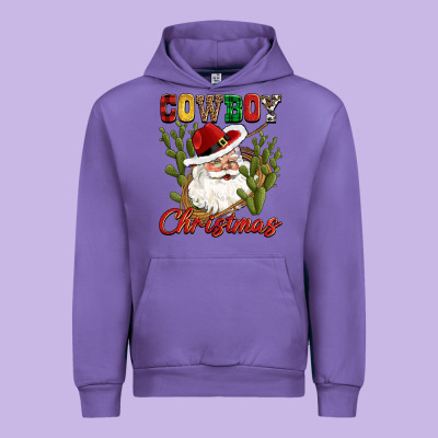 Cowboy Christmas Western Cactus Urban Hoodie Designed By Cowgirlartshop
