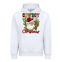 White cowboy christmas western cactus Urban Hoodie - CowGirlArtShop