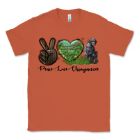 Copper Peace Love Chimpanzee Classic Tee - LillyAllenDesigns