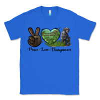 True Royal Peace Love Chimpanzee Classic Tee - LillyAllenDesigns