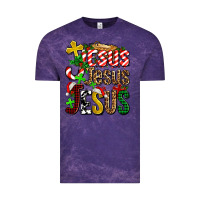 Cloud Purple jesus jesus jesus Vintage Tee - AdoDesignShop