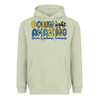 Matcha down right amazing down syndrome awareness Heavyweight Hoodie - Artiststas