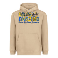 Mushroom down right amazing down syndrome awareness Heavyweight Hoodie - Artiststas