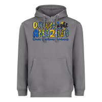 Storm down right amazing down syndrome awareness Heavyweight Hoodie - Artiststas