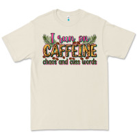 Bone i run on caffeine chaos and cuss words Premium Tee - Zillion Design Studio