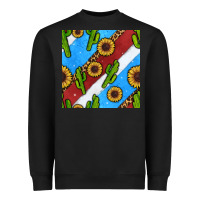 Black western 4th of july seamless pattern Heavyweight Sweatshirt - BundleAndBundleShop