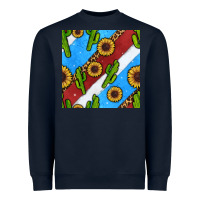 Navy western 4th of july seamless pattern Heavyweight Sweatshirt - BundleAndBundleShop