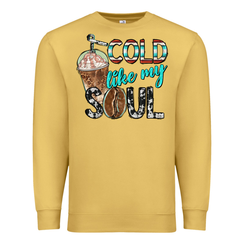 Cold Like My Soul With Coffee Premium Sweatshirt by BarkalooDesign | Teevron