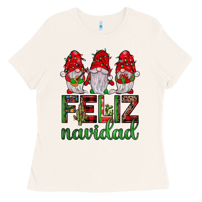 Feliz Navidad Gnomies Ladies Tee by JahusDesignShop | Teevron