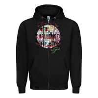 Black happy new year Zipper Hoodie - MaliasSmallBusiness