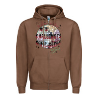 Chestnut happy new year Zipper Hoodie - MaliasSmallBusiness