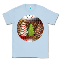 Dusty Blue Christmas tree cakes Christmas Classic Tee - Jasminsmagicworld