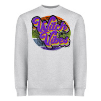 Heather Grey witch vibes Heavyweight Sweatshirt - JahusDesignShop