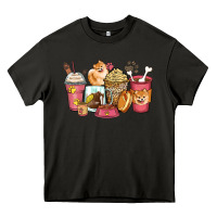 Pomeranian Coffee Cups Heavy Core Tee | Teevron
