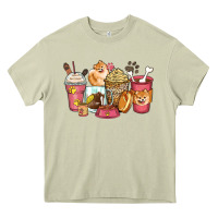 Mossy pomeranian coffee cups Heavy Core Tee - Zillion Design Studio