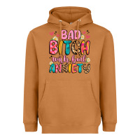 Meerkat bad bitch with bad anxiety Heavyweight Hoodie - Artiststas