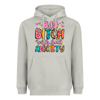 Moon Dust bad bitch with bad anxiety Heavyweight Hoodie - Artiststas