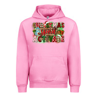 Fuchsia Pink christmas spirit activate Urban Hoodie - CowGirlArtShop