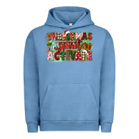 Pigment Pebble Blue christmas spirit activate Urban Hoodie - CowGirlArtShop
