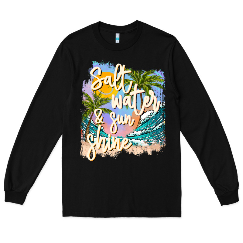 Salt Water Sunshine Long Sleeve Tee by JahusDesignShop | Teevron
