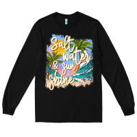 Black salt water sunshine Long Sleeve Tee - JahusDesignShop