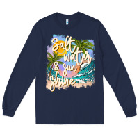 Navy salt water sunshine Long Sleeve Tee - JahusDesignShop