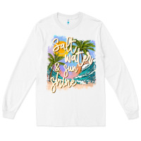 White salt water sunshine Long Sleeve Tee - JahusDesignShop
