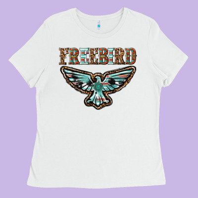 Thunderbird Freebird Ladies Tee Designed By Texasbilliewilder