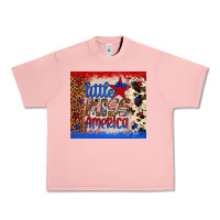 Salmon little miss america Urban Heavy Tee - Artiststas