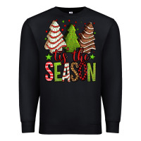 Black tis the season christmas cakes Premium Sweatshirt - Jasminsmagicworld