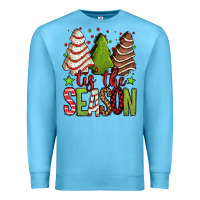 Ocean Blue tis the season christmas cakes Premium Sweatshirt - Jasminsmagicworld