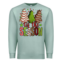 Seafoam tis the season christmas cakes Premium Sweatshirt - Jasminsmagicworld