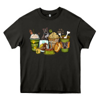 Asphalt pitbull coffee cups Heavy Core Tee - Zillion Design Studio
