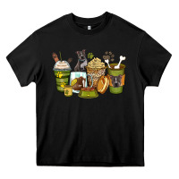 Black pitbull coffee cups Heavy Core Tee - Zillion Design Studio