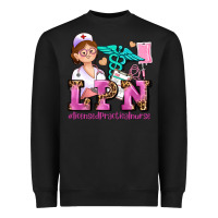 Black lpn licensed practical nurse Heavyweight Sweatshirt - AdoDesignShop