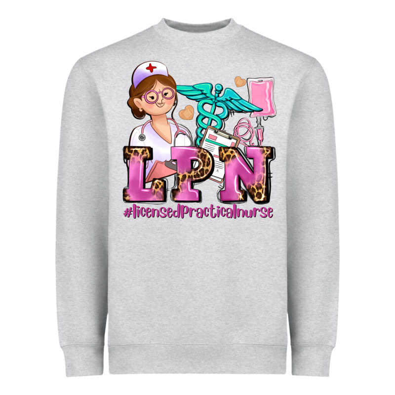 Lpn Licensed Practical Nurse Heavyweight Sweatshirt by AdoDesignShop | Teevron