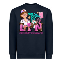 Navy lpn licensed practical nurse Heavyweight Sweatshirt - AdoDesignShop