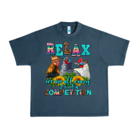 Midnight Navy relax we are all crazy  competition Urban Heavy Tee - AdoDesignShop