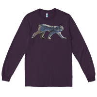 Plum canada lynx Long Sleeve Tee - LillyAllenDesigns