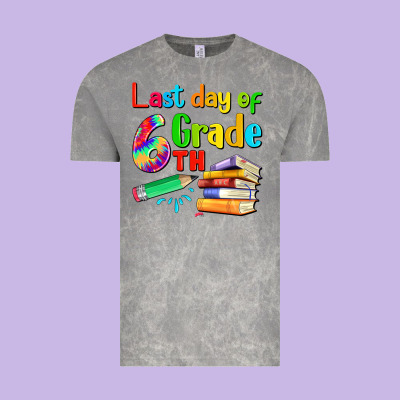 Last Day Of Sixth Grade Vintage Tee Designed By Artiststas
