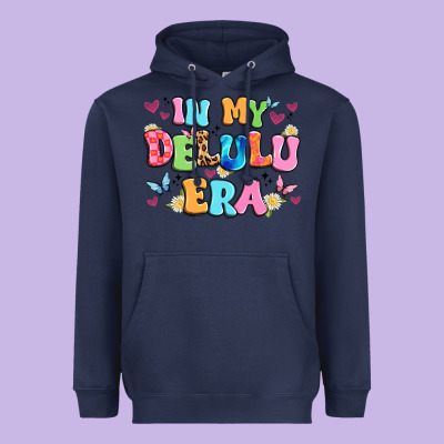 In My Delulu Era Heavyweight Hoodie Designed By Artiststas
