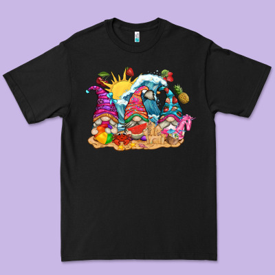 Summer Gnome Tbw Premium Tee Designed By Texasbilliewilder