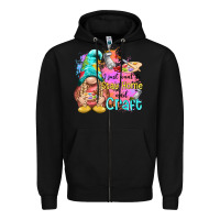 Black i just want stay home and craft Zipper Hoodie - NancyCooperArtShop