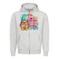 I Just Want Stay Home And Craft Zipper Hoodie | Teevron