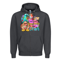 Smoke i just want stay home and craft Zipper Hoodie - NancyCooperArtShop