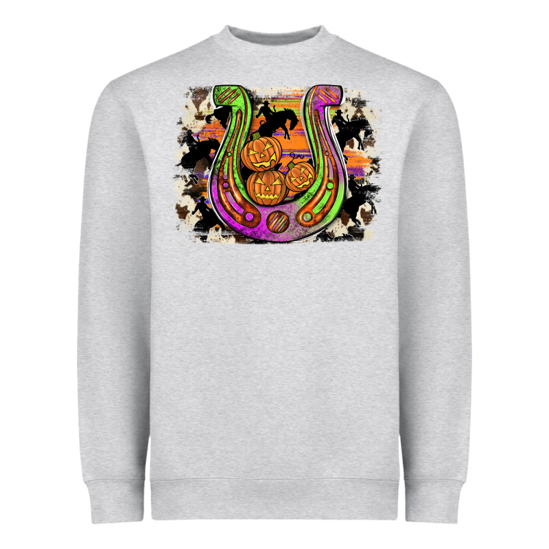 Halloween Horseshoe Heavyweight Sweatshirt by JahusDesignShop | Teevron