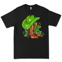 Black green  cowgirl and roses Premium Tee - AdoDesignShop