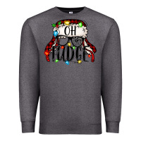 Charcoal Heather oh fudge Christmas story Premium Sweatshirt - Jasminsmagicworld