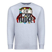 Heather Grey oh fudge Christmas story Premium Sweatshirt - Jasminsmagicworld