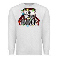Oatmeal Heather oh fudge Christmas story Premium Sweatshirt - Jasminsmagicworld